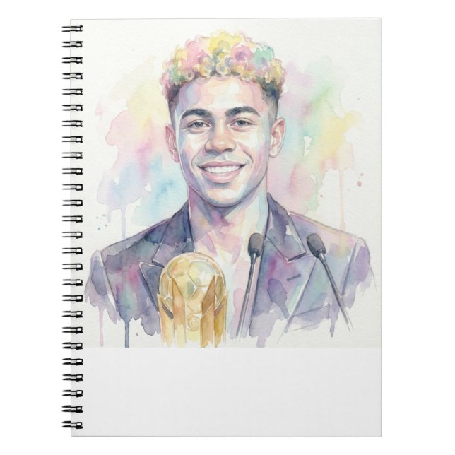 Caderno Espiral Lamine Yamal (Frente)