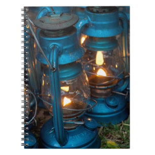Caderno Espiral Lâmpadas de Querosene Ol Pejeta Bush Camp