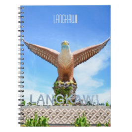 Caderno Espiral Langkawi Eagle Landmark Malásia Viagem Fotografia