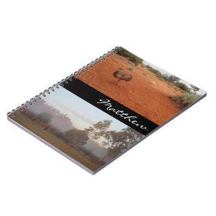 Caderno Espiral Laptop australiano com nome