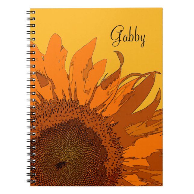 Caderno Espiral Laranja (Frente)