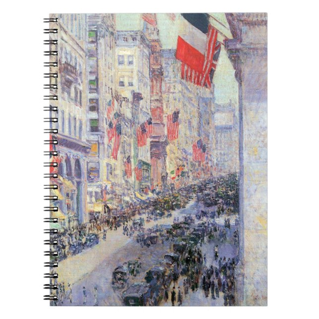 Caderno Espiral Largo da Avenida de 34th Street, Maio de 1917 de H (Frente)