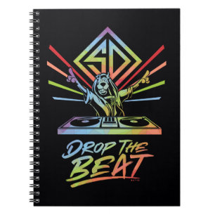 Caderno Espiral Largue a batida: DJ Scooby-Doo