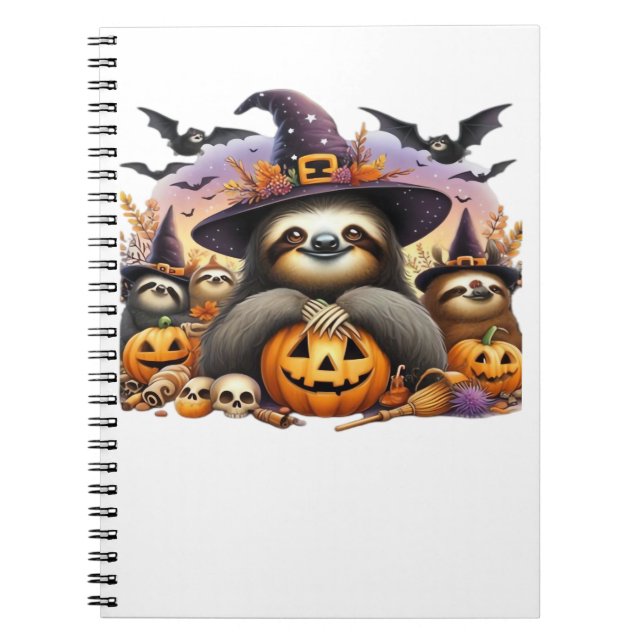 Caderno Espiral Largura beleza da preguiça Clássica T-Shirt_2 (Frente)