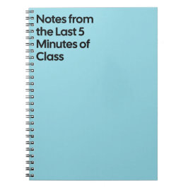Caderno Espiral Last 5 Minutes Class Notebook