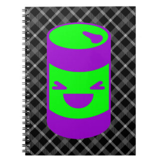 Caderno Espiral Lata de Refrigerante Kawaii Rave