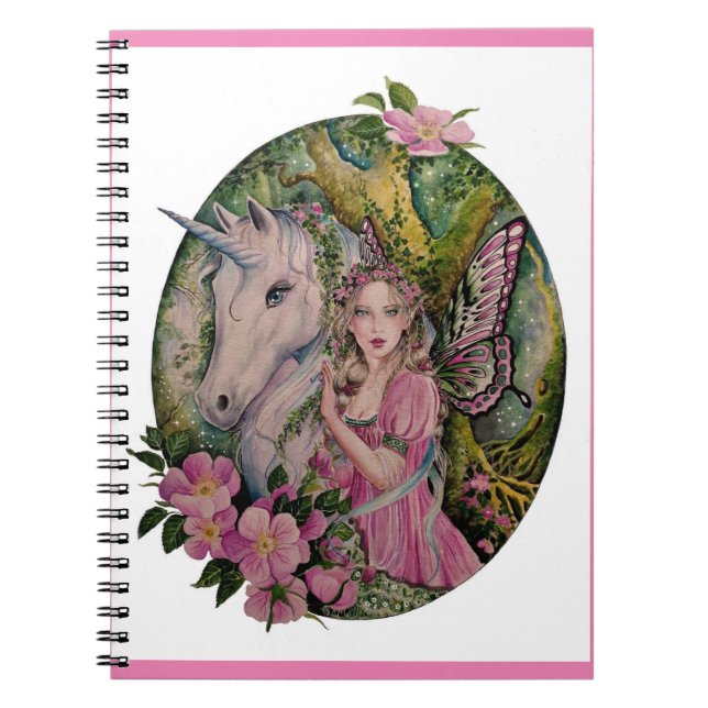Caderno Espiral Látea unicorn (Frente)