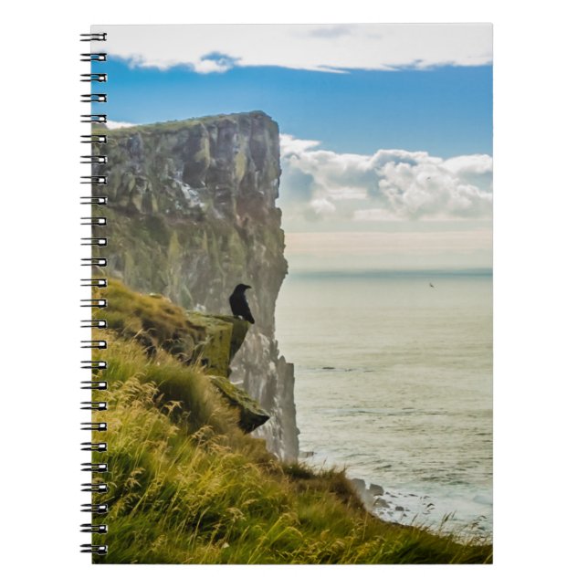 Caderno Espiral Latrabjarg cliffs, Islândia (Frente)