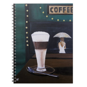 Caderno Espiral Latte Macchiato Pintura de Alfred Fox