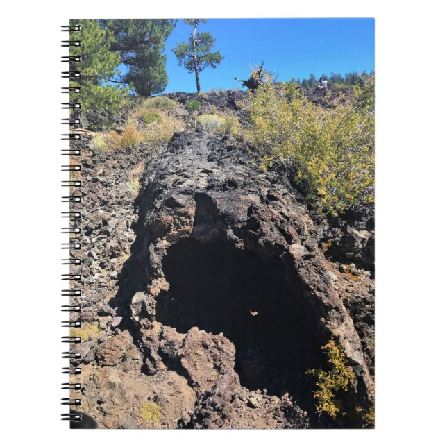 Caderno Espiral Lava Cast Forest, Oregon (Frente)
