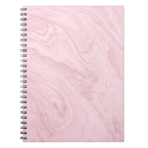 Caderno Espiral Lavanda rosa de textura mármore