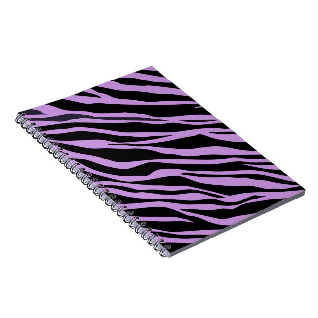 Caderno Espiral Lavanda Zebra Strike (Lado Direito)