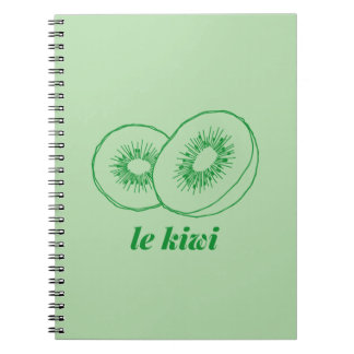 Caderno Espiral le kiwi