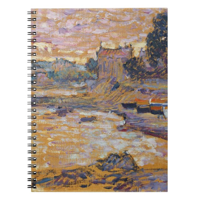 Caderno Espiral Le Lavandou, c.1908-09 (óleo em canvas) (Frente)