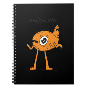 Caderno Espiral Le Poisson Steve Cute & Funny