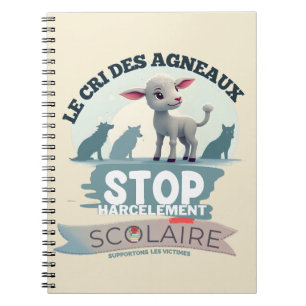Caderno Espiral Le presa des Agneaux le Harcèlement scolaire