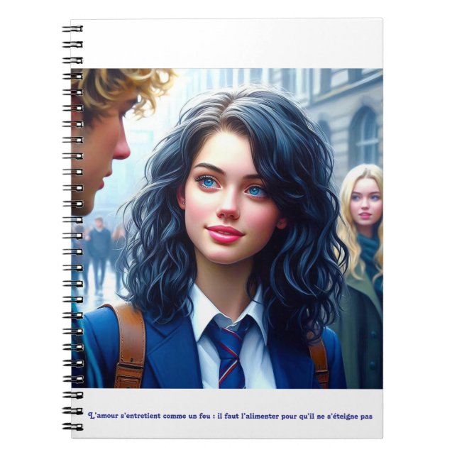 Caderno Espiral  - Le Soleil Après la Pluie (Frente)