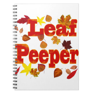 Caderno Espiral Leaf Peeper