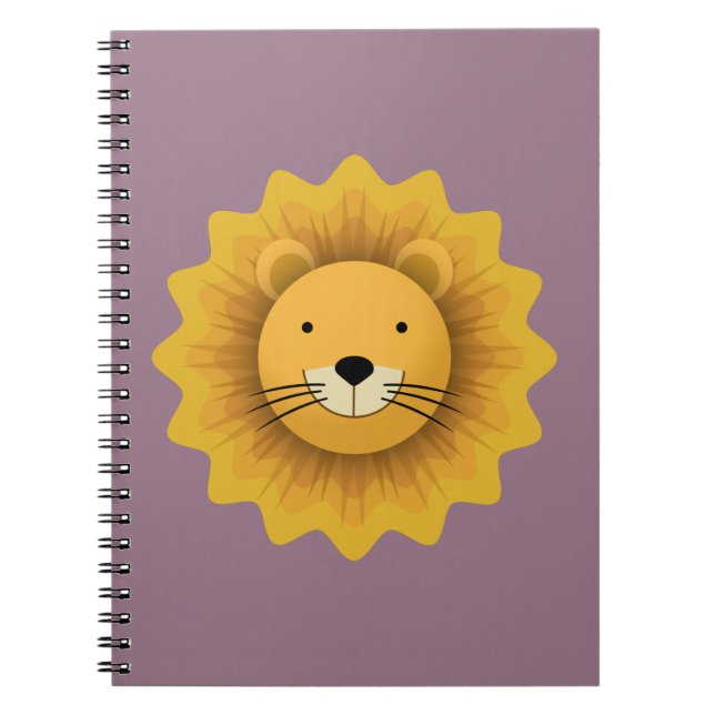 Caderno Espiral Leão (Frente)