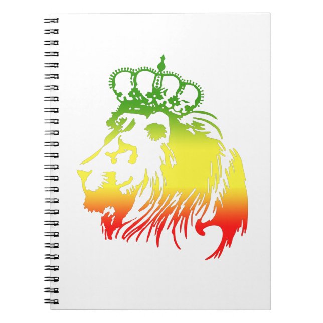 Caderno Espiral Leão de Judá - Rasta (Frente)