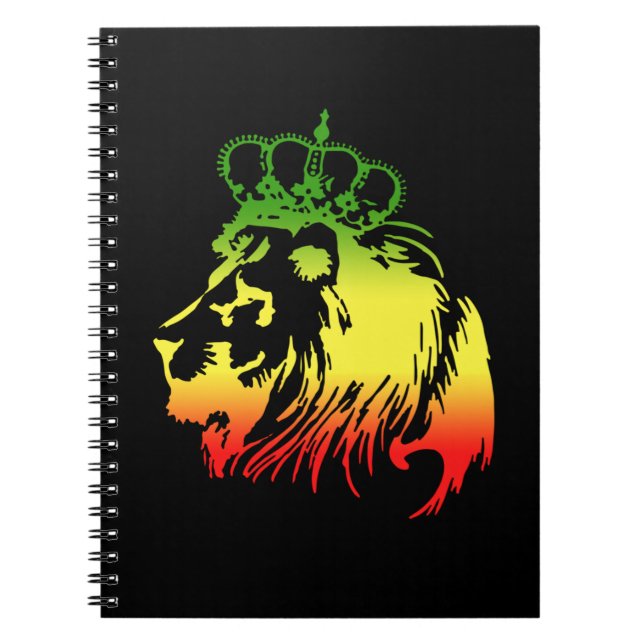 Caderno Espiral Leão De Judah - Rasta (Frente)