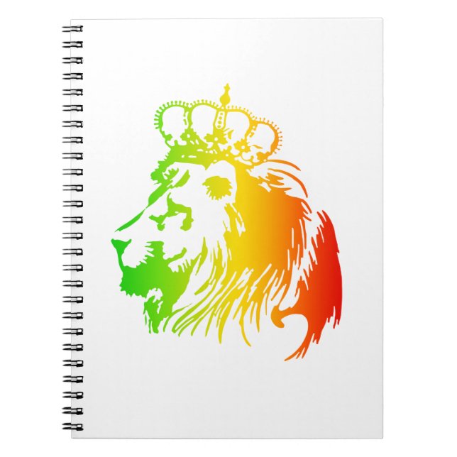 Caderno Espiral Leão De Judah - Rasta (Frente)