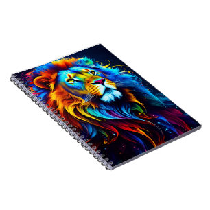 Caderno Espiral Leão Majestoso, Rei da Selva