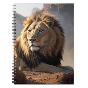 Caderno Espiral Leão na Poeira
