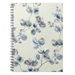 Caderno Espiral Leavesart, padrão, abstrato, decor, fl