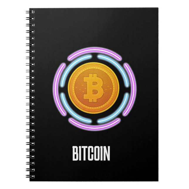 Caderno Espiral led de bitmoney (Frente)