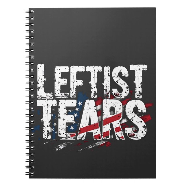 Caderno Espiral Leftista Lágrimas Liberais Democratas Kamal Harris (Frente)