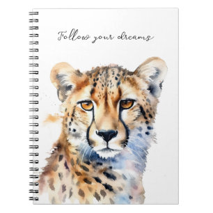 Caderno Espiral Legal Cat Cheetah