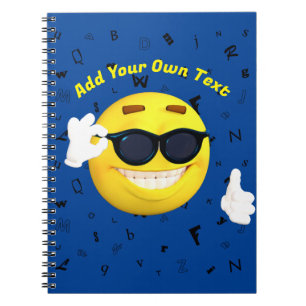Caderno Espiral Legal Emoji