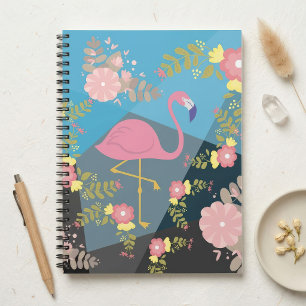 Caderno Espiral Legal Fashion Chic Fofa Rosa Feminina Floral Flami