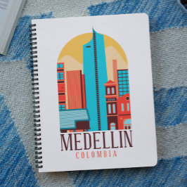Caderno Espiral Legal Medellin Colombia Cityscape