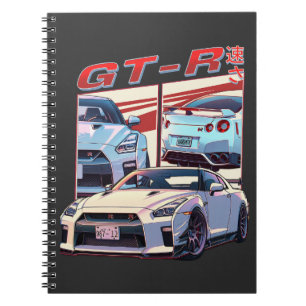 CADERNO ESPIRAL LEGENDA DA RUA GT-R