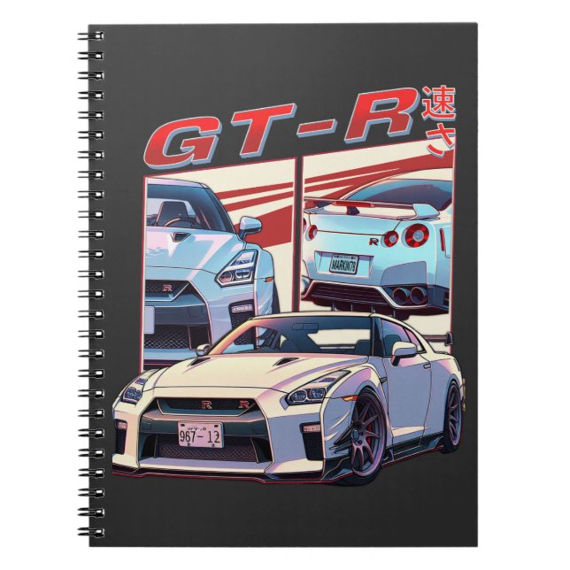 CADERNO ESPIRAL LEGENDA DA RUA GT-R (Frente)