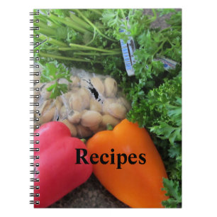 Caderno Espiral Legumes Frescos