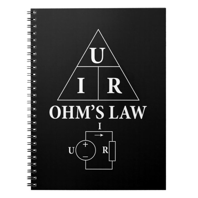 Caderno Espiral Lei de Ohm (Frente)