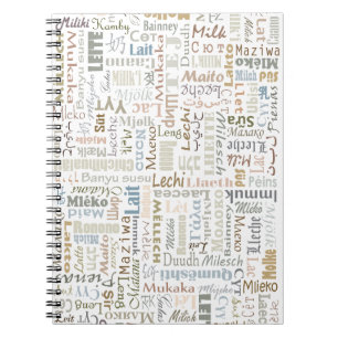 Caderno Espiral Leite