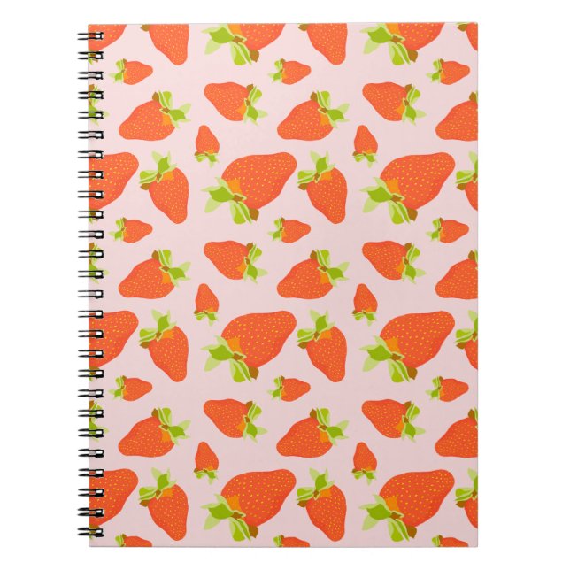 Caderno Espiral Leite de morango (Frente)