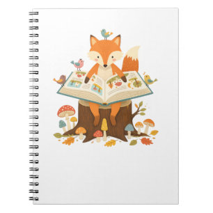 Caderno Espiral Leitor da Floresta Curiosa
