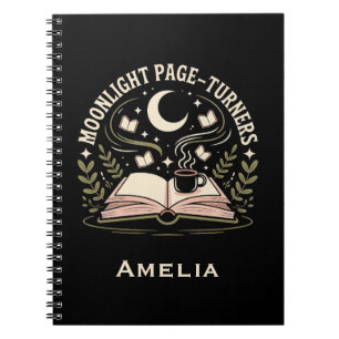 Caderno Espiral Leitura de Diário com Nome para Geradores de Págin