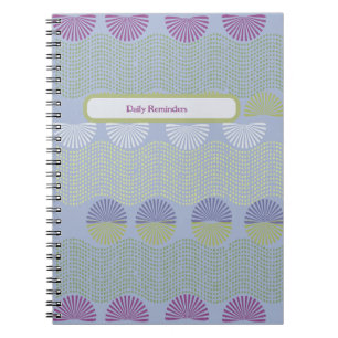 Caderno Espiral Lembretes diários