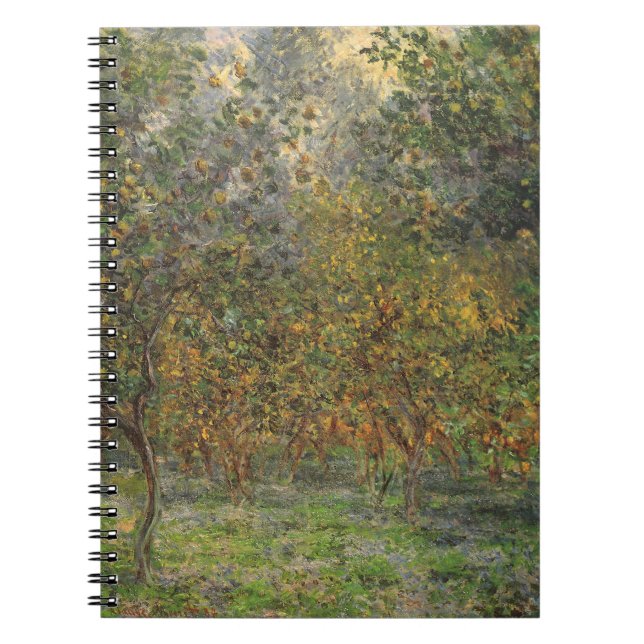 Caderno Espiral Lemon Grove em Bordighera por Claude Monet (Frente)