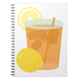 Caderno Espiral Lemon Iced Tea