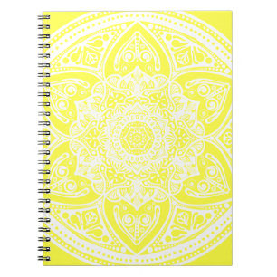 Caderno Espiral Lemon Mandala