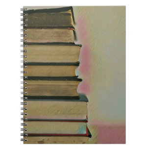 Caderno Espiral Lendo decodificações de parede