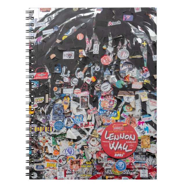 Caderno Espiral Lennon Wall (Frente)
