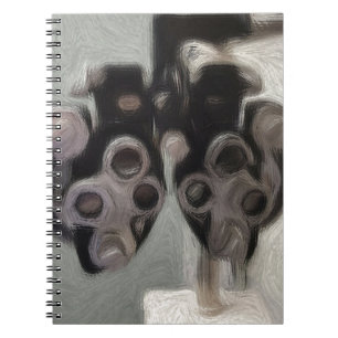 Caderno Espiral Lentes do exame de olho